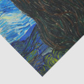 Papier Mousseline La nuit étoilée par Vincent Van Gogh (Détail)