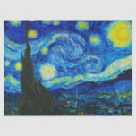 Papier Mousseline La nuit étoilée par Vincent Van Gogh<br><div class="desc">Vincent Van Gogh La Nuit Étoile. Il s'agit d'un ancien chef-d'oeuvre du peintre-maître néerlandais Vincent Van Gogh.Cette peinture de paysage d'art raffiné a une belle,  vibrante,  couleur saturée. Vincent Van Gogh était un peintre impressionniste de poste hollandais. Cette image est du domaine public</div>