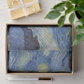 Papier Mousseline La Nuit étoilée, Vincent Van Gogh (Cadeau)
