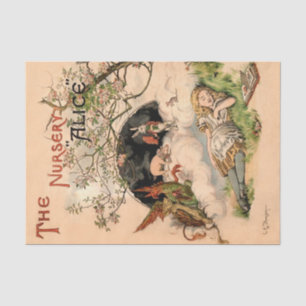 Papier Mousseline La Nursery Alice 1890 Couverture Vintage Wonderlan