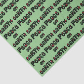 Papier Mousseline La Paix sur Terre Noël (Détail)