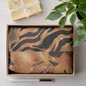 Papier Mousseline La Parties scintillant Tiger Series Design #10 (Cadeau)