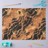 Papier Mousseline La Parties scintillant Tiger Series Design #12 (Artisanat)