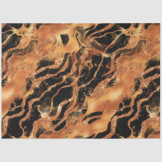 Papier Mousseline La Parties scintillant Tiger Series Design #12