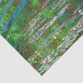 Papier Mousseline La passerelle japonaise par After Claude Monet (Détail)