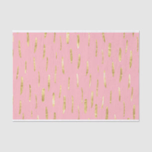 Papier Mousseline La peinture à la mode d'or frotte le rose