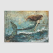 PAPIER MOUSSELINE LA PETITE SIRENE DECOUPAGE (Recto)