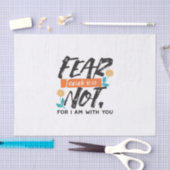 Papier Mousseline La Peur Pas Isaïe Bible Verse Conception Inspirant (Artisanat)