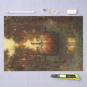 Papier Mousseline La porte du château (par Ferdinand Knab) (Artisanat)