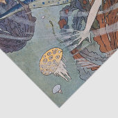 Papier Mousseline "La princesse de la sirène" par Edmund Dulac (Détail)