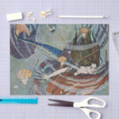 Papier Mousseline "La princesse de la sirène" par Edmund Dulac (Artisanat)