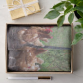 Papier Mousseline La procession (des poulets) (Cadeau)