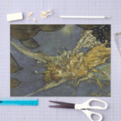 Papier Mousseline "La Reine des fées" par Edmund Dulac (Artisanat)