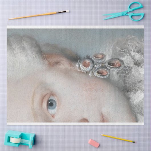 Papier Mousseline La Reine Grey droite (Artisanat)