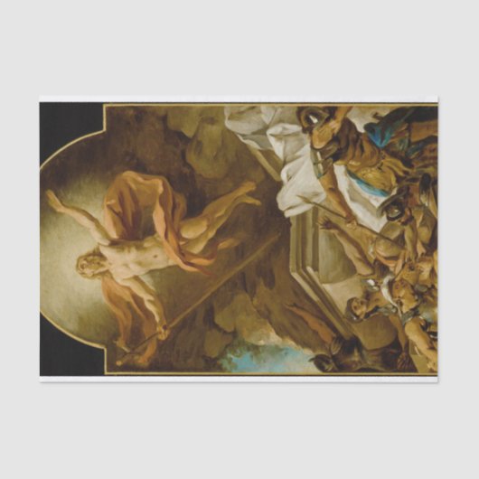 Papier Mousseline La résurrection de Jean-François de Troy (Recto)