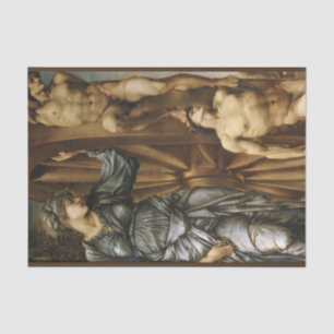 Papier Mousseline La roue de la fortune (par Edward Burne-Jones)