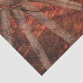 Papier Mousseline La Roue du Wagon rustique fait le cheval du style  (Détail)