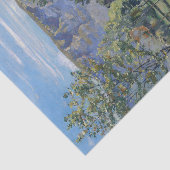 Papier Mousseline La route vers Evordes (par Ferdinand Hodler) (Détail)