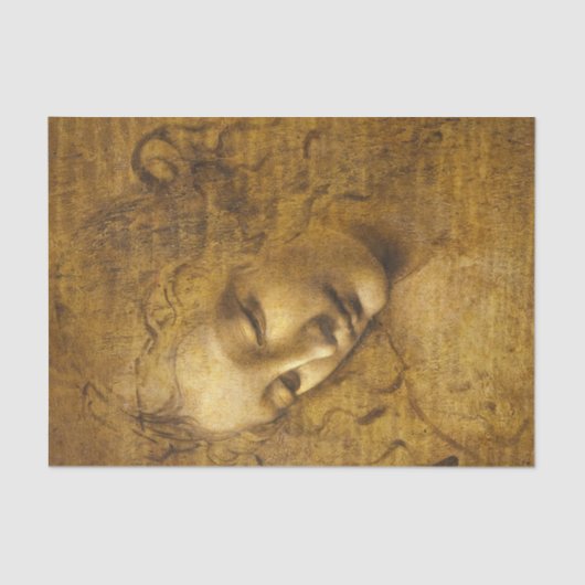 Papier Mousseline La Scapigliata, 1508 par Léonard de Vinci (Recto)