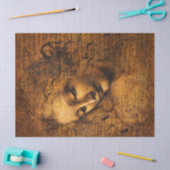 Papier Mousseline La Scapiliata, 1506-1508 par Léonard de Vinci (Artisanat)