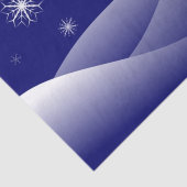 PAPIER MOUSSELINE LA SCÈNE DE NEIGE D'HIVER (Détail)