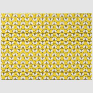 Papier Mousseline La série abeille bourdon et miel Design 1