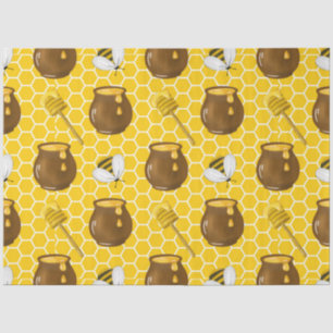 Papier Mousseline La série abeille bourdon et miel Design 2