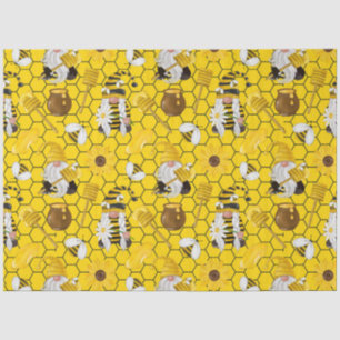 Papier Mousseline La série abeille bourdon et miel Design 4