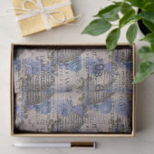 Papier Mousseline La Série Blue Bee Design 3 (Cadeau)
