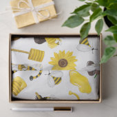 Papier Mousseline La série Bumble Bee and Honey Design 16 (Cadeau)