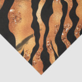 Papier Mousseline La série Glitter Tiger Design #2 (Détail)