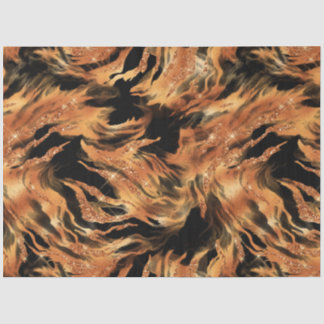 Papier Mousseline La série Glitter Tiger Design #6