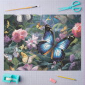 Papier Mousseline La série Papillon au Clair de Lune Design 5 (Artisanat)