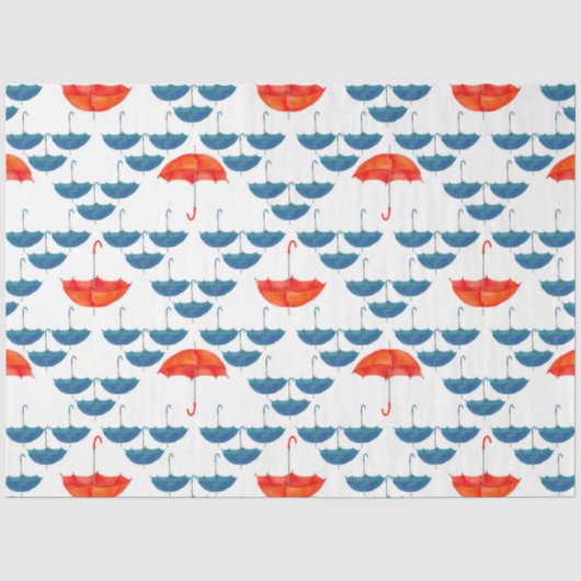 Papier Mousseline La série parapluie design 3 (Recto)