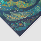 Papier Mousseline La sirène dans le récif (Détail)