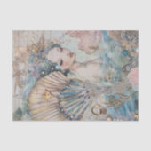 PAPIER MOUSSELINE LA SIRÈNE ÉTHÉRÉE DÉCOUPÉE (Recto)