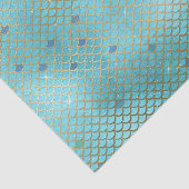 Papier Mousseline La sirène mesure l'or d'Aqua de fête (Détail)