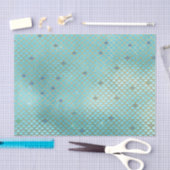 Papier Mousseline La sirène mesure l'or d'Aqua de fête (Artisanat)