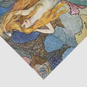 Papier Mousseline « La Sirène » par Warwick Goble (Détail)