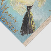 Papier Mousseline La sorcière Citrouille d'Halloween en perte de vit (Détail)