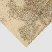 Papier Mousseline La Suède, la Norvège, et le Demark (Détail)