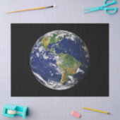 Papier Mousseline La TERRE de PLANÈTE de l'ESPACE 23" enveloppant le (Artisanat)