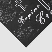 Papier Mousseline La vie commence à la croix (Détail)