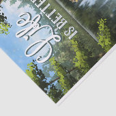 Papier Mousseline La vie est meilleure au lac (Détail)