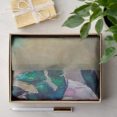 Papier Mousseline La vie morte avec les fleurs, Paul Cezanne (Cadeau)