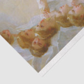 Papier Mousseline La Vierge aux Anges, Bouguereau (Détail)