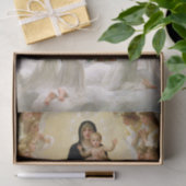 Papier Mousseline La Vierge aux anges - William-Adolphe Bouguereau (Cadeau)