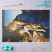 Papier Mousseline La Vierge et l'Enfant, Sandro Botticelli (Artisanat)