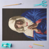 Papier Mousseline La Vierge Marie en prière (Artisanat)