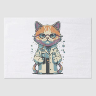 Papier Mousseline Laboratoire de chat ciblé